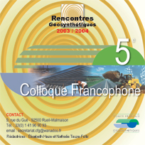 CDRom Rencontres Géosynthétiques 2003-2004